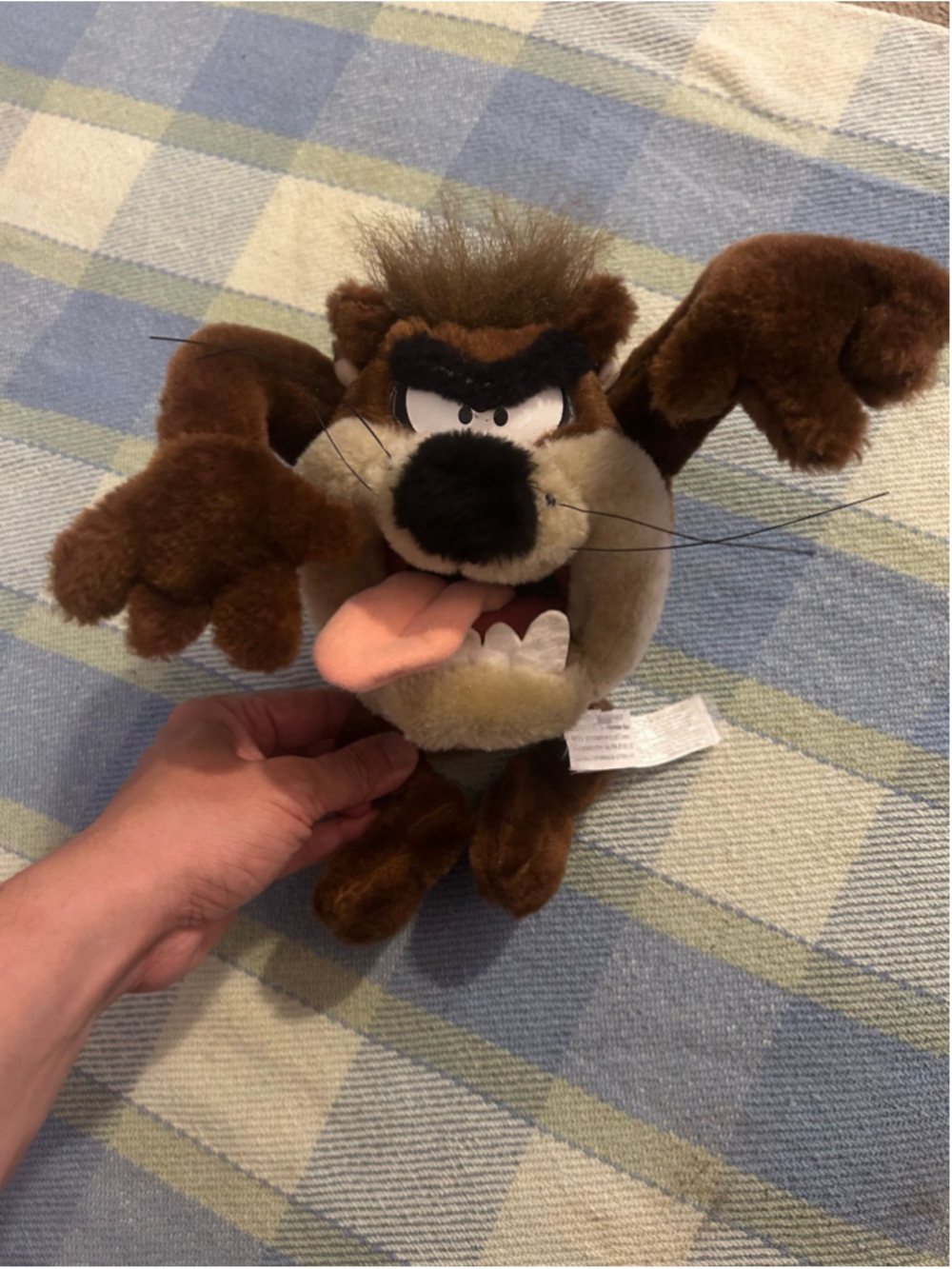 2000 Play by Play Taz Tasmania Devil Plush